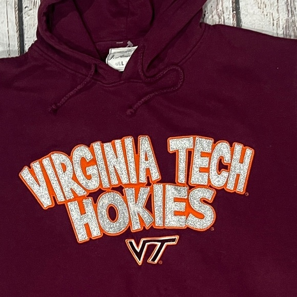 Virginia Tech Hokies NCAA Collegiate College Hoodie Sweatshirt - Picture 2 of 7